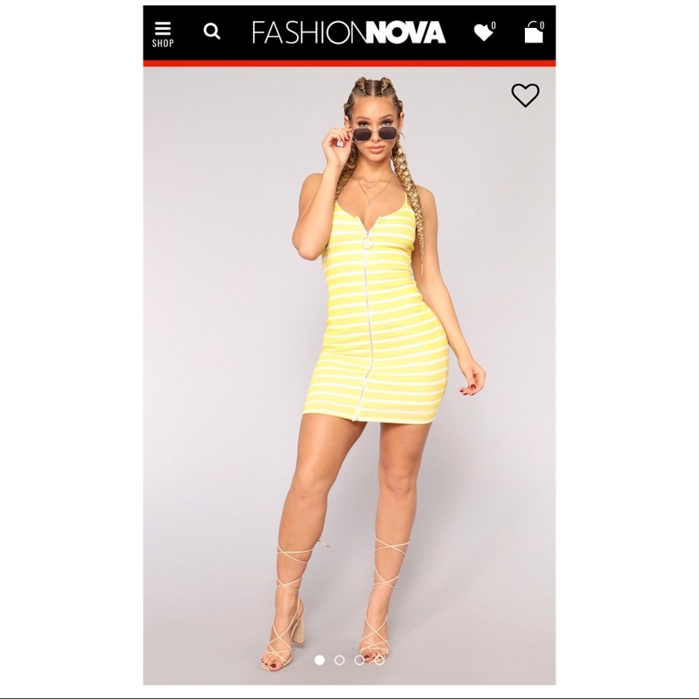 Petite Amie Striped Dress Fashion Nova